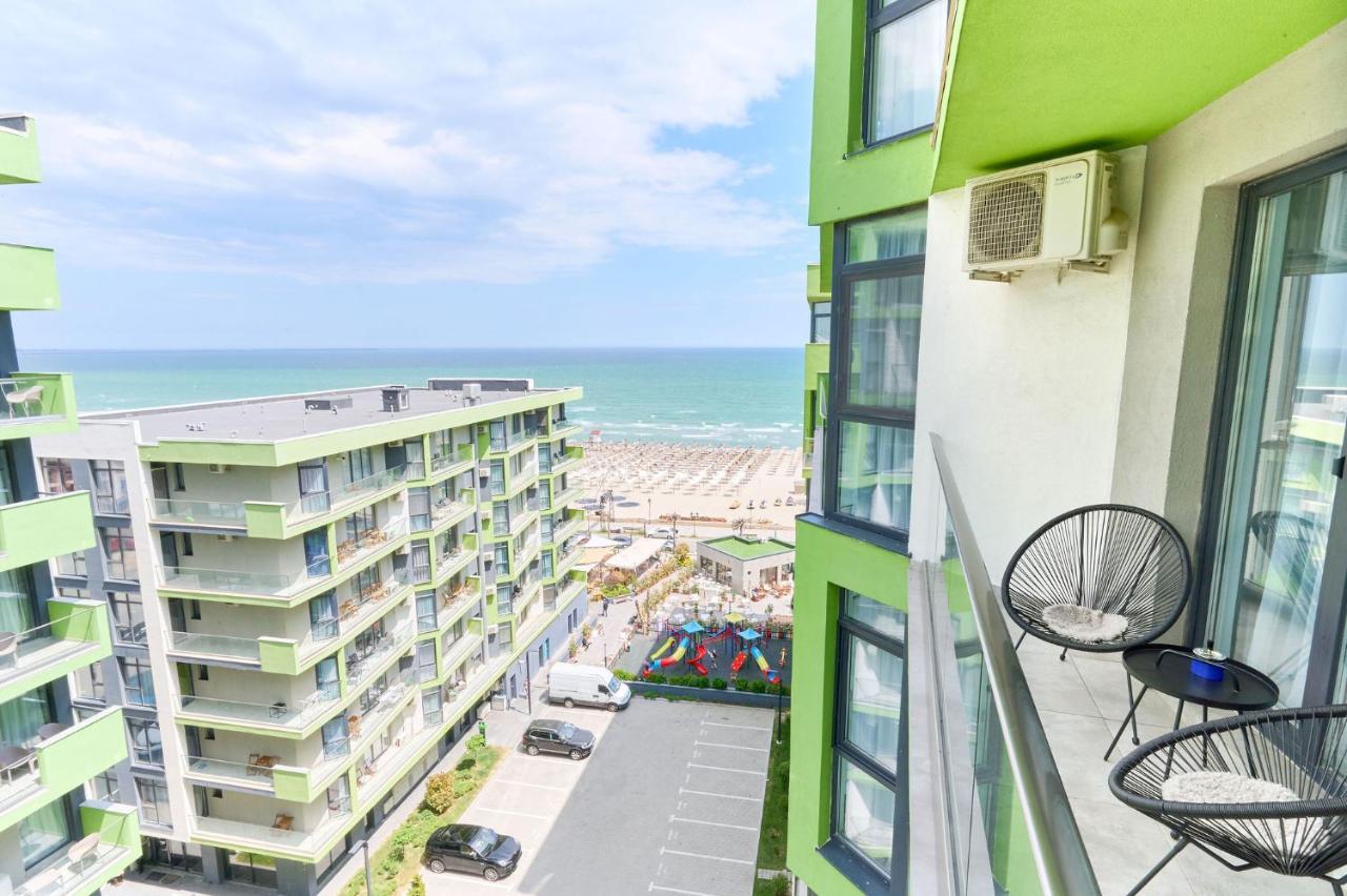 Rainbow Sea View Apartment Spa N Pool Resort - Parking Mamaia Exteriér fotografie