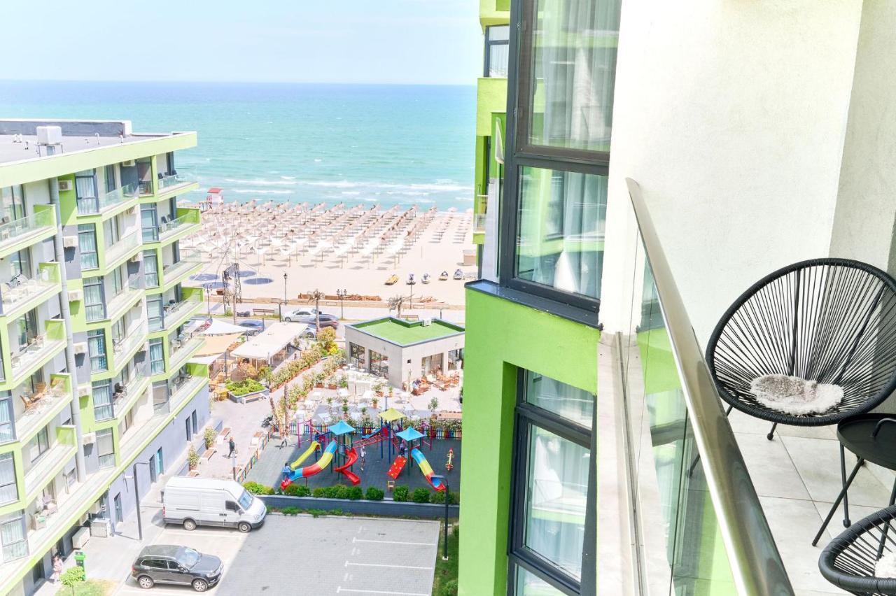 Rainbow Sea View Apartment Spa N Pool Resort - Parking Mamaia Exteriér fotografie